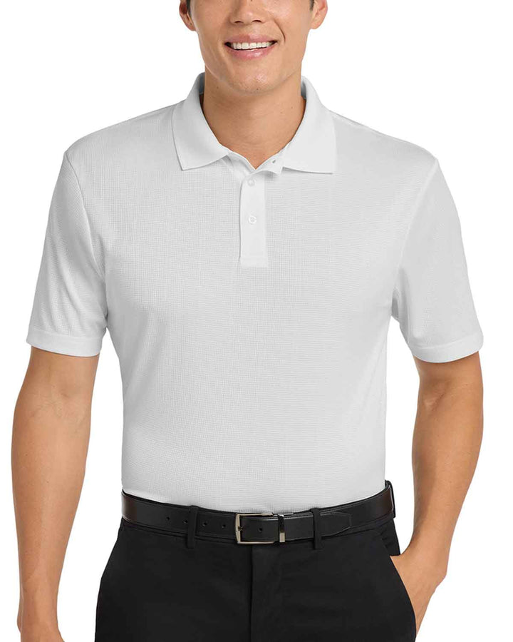 HHS Huskies Cheer | Performance Fine Jacquard Polo (K528) "H" Logo Design