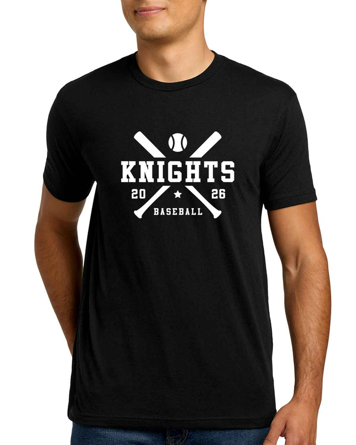ACP Knights Baseball | T-Shirt (NL6210) | 2026 Bat Design
