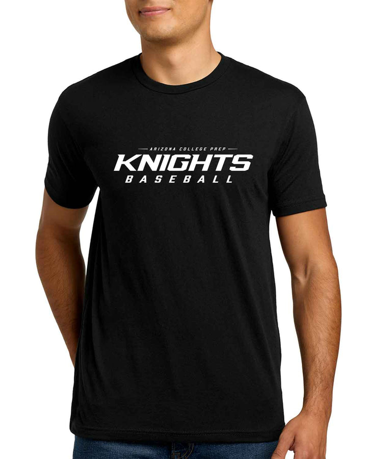 ACP Knights Baseball | T-Shirt (NL6210) | Block Text Design