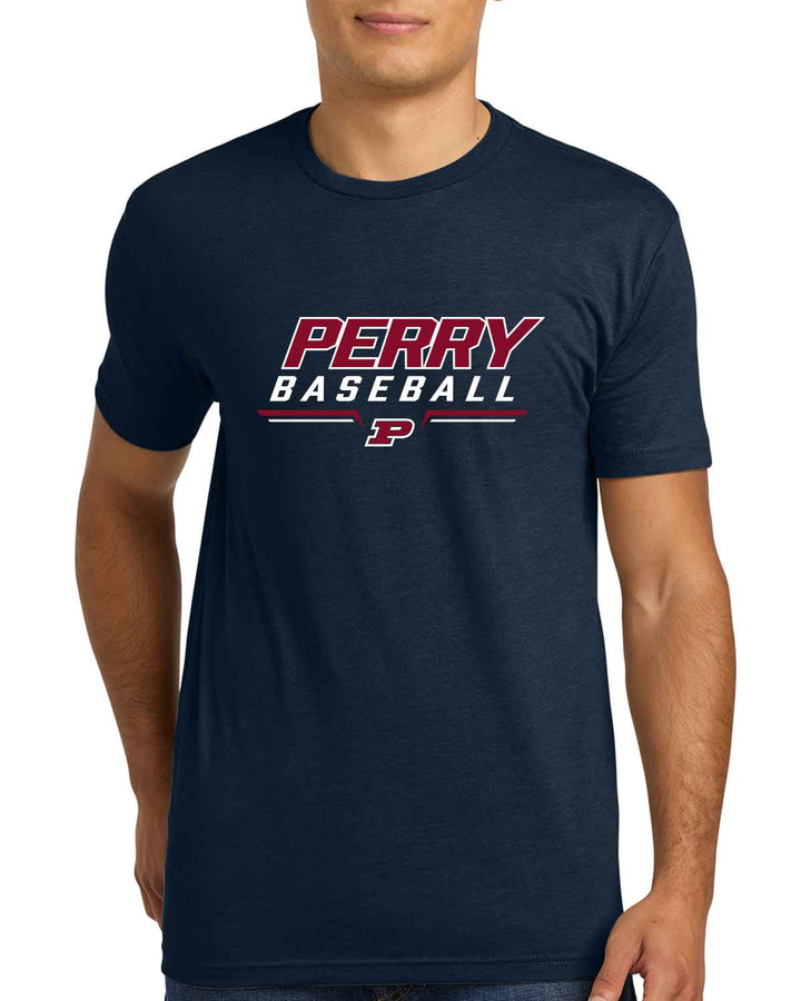 Perry Pumas Baseball | T-Shirt (NL6210) | Wings Design