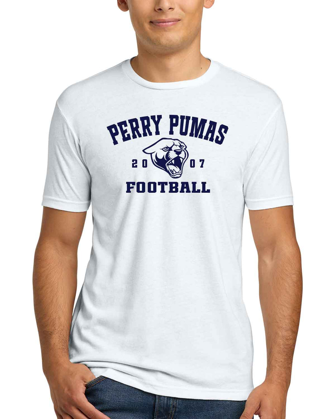 Perry Pumas Football | T-Shirt (NL6210) | Choose from 3 Design Options!