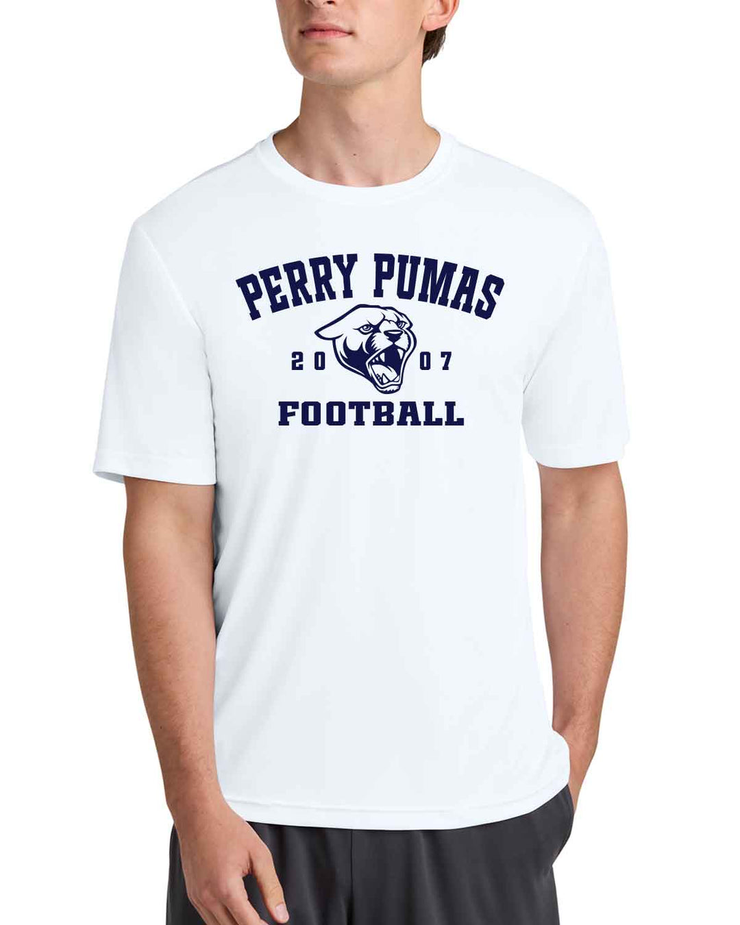 Perry Pumas Football | T-Shirt (ST350) | Choose from 3 Design Options!