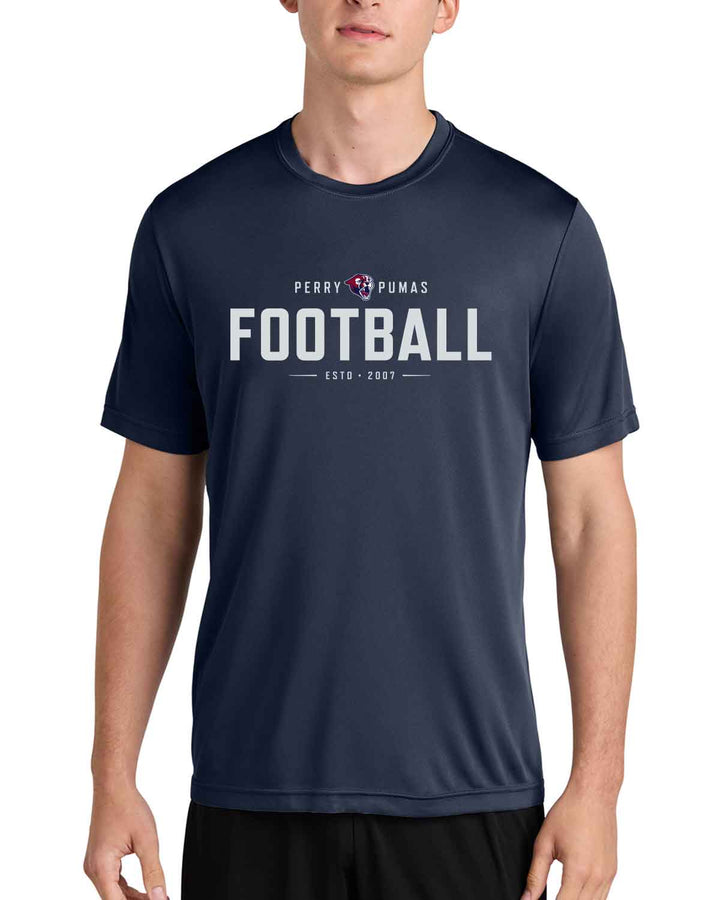 Perry Pumas Football | T-Shirt (ST350) | Choose from 3 Design Options!