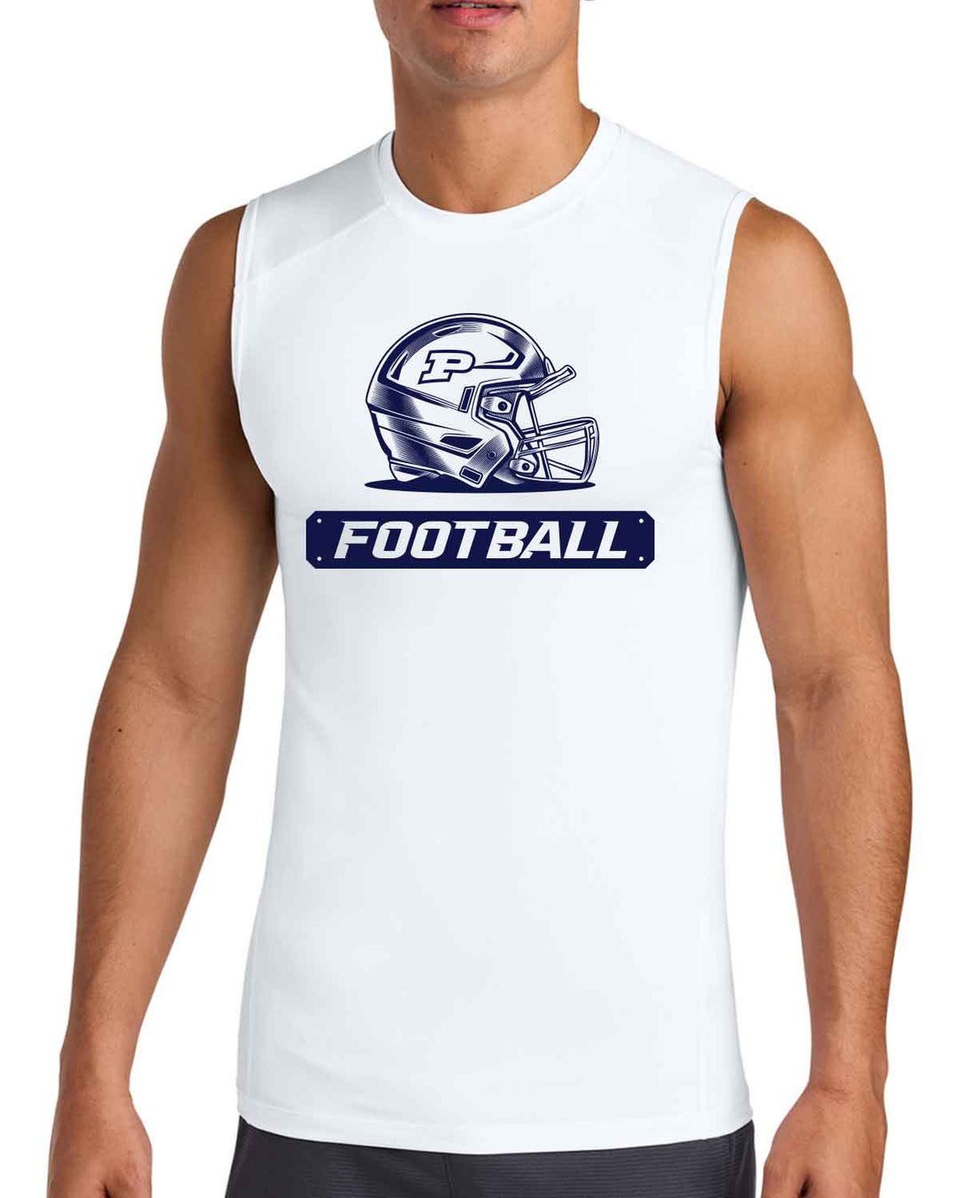 Perry Pumas Football | PosiCharge® Sleeveless Tee (ST121SL) | 3 Design Options!