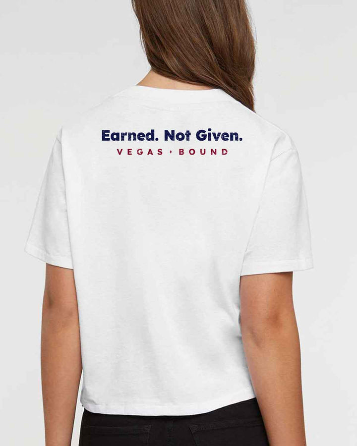 PHS Pumas Football | Women's Boxy Tee (3518) | Vegas Bound '26