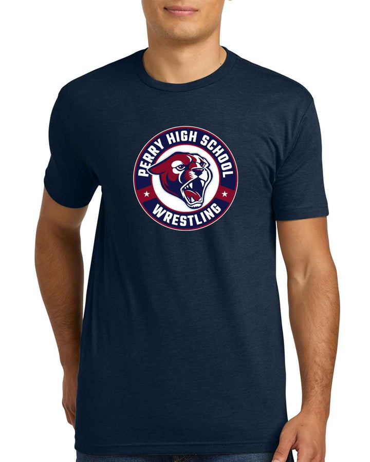 Perry Pumas Wrestling | T-Shirt (NL6210) | Seal Design