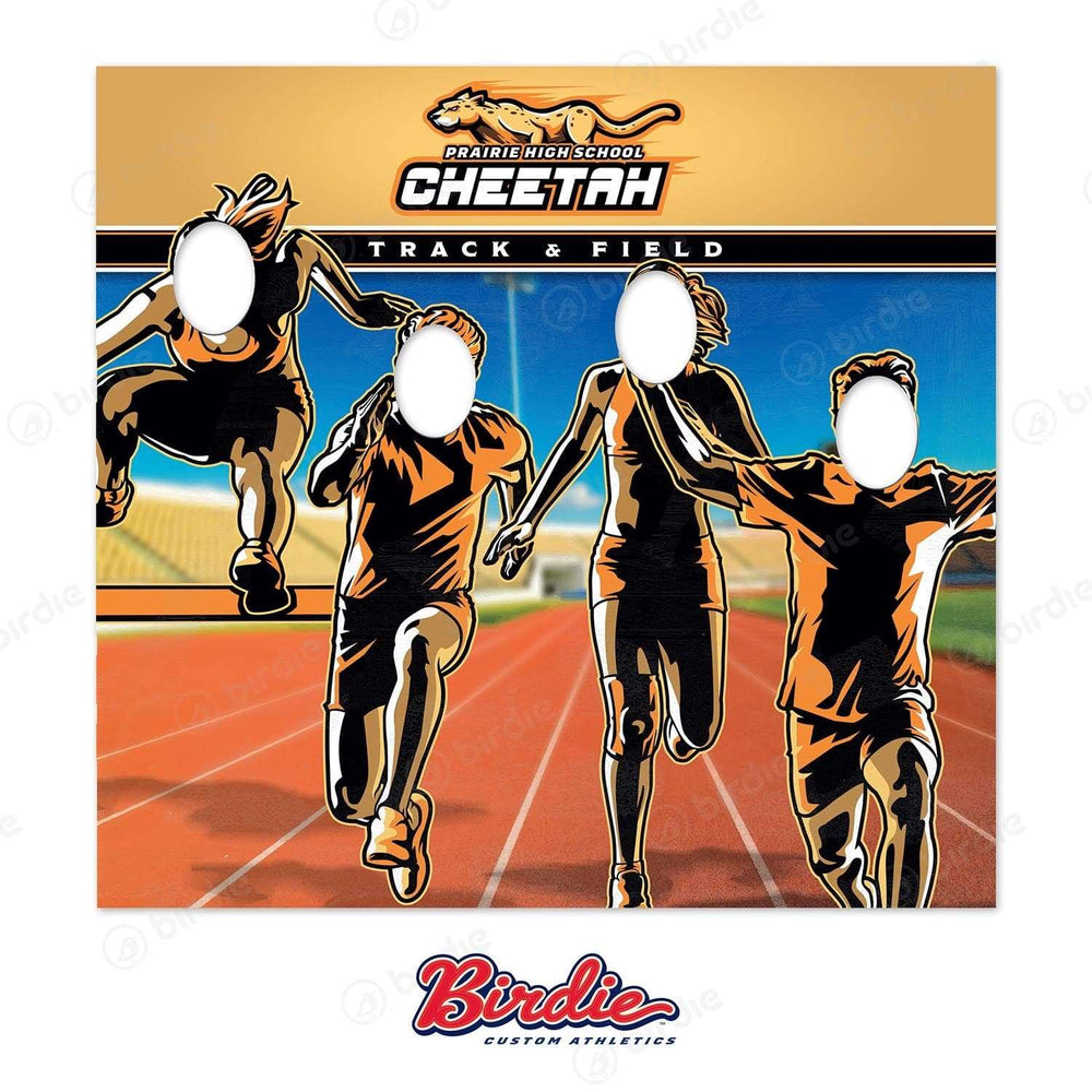 Stand-in Face Cutout Sports Banners