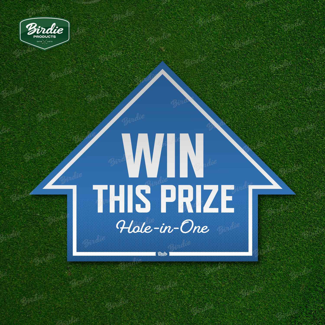 Diecut Arrow Prize Sign (Coroplast)