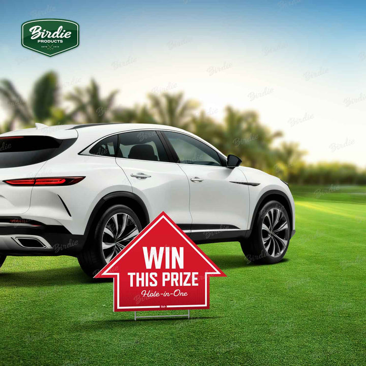 Diecut Arrow Prize Sign (Coroplast)