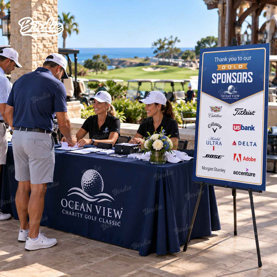 Golf Sponsor Easel Board