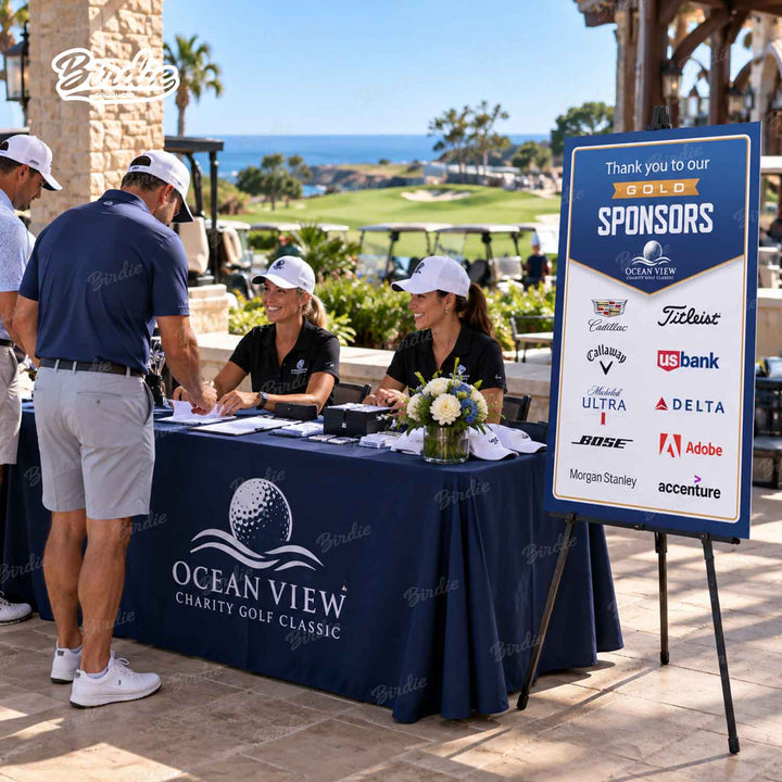 Golf Sponsor Easel Board