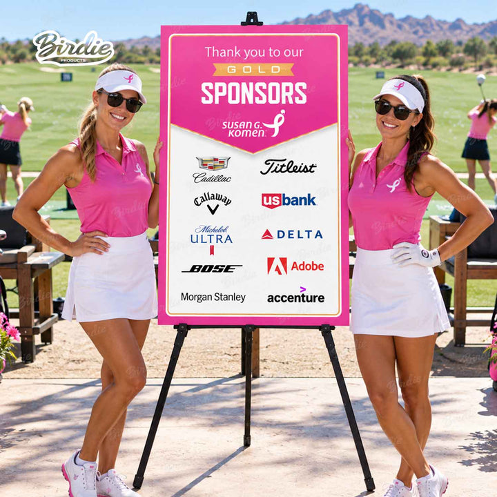 Golf Sponsor Easel Board