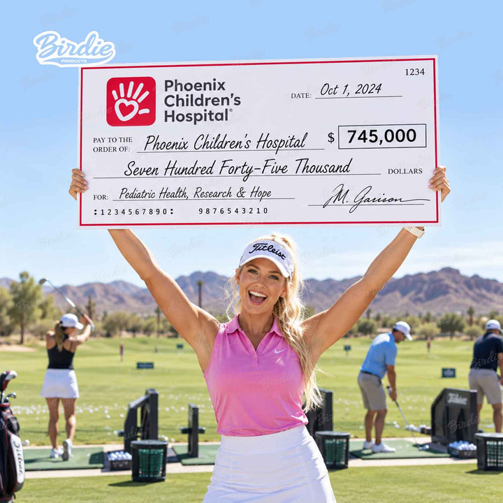 Large Golf Tournament Check