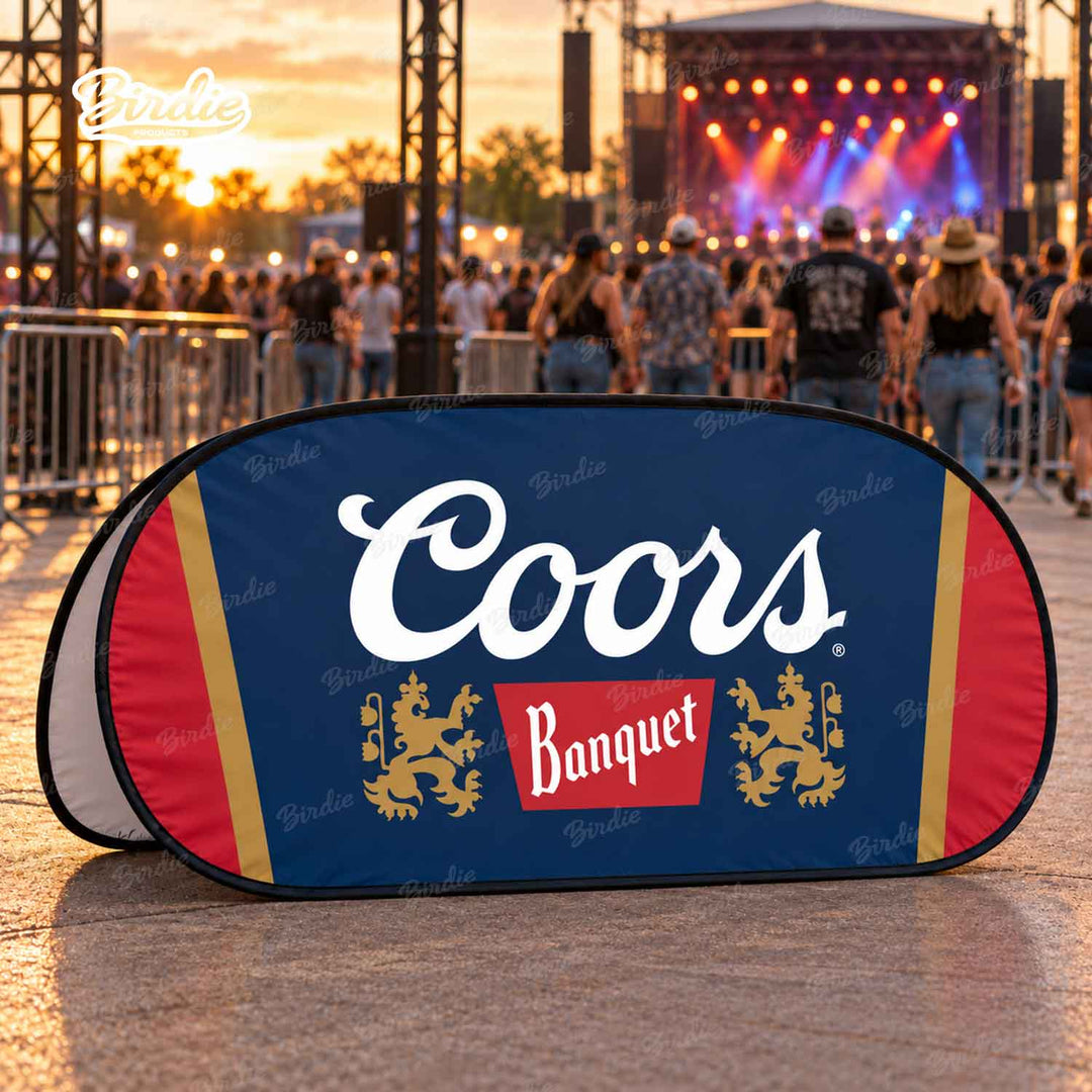 Horizontal Pop-up Sideline Banners