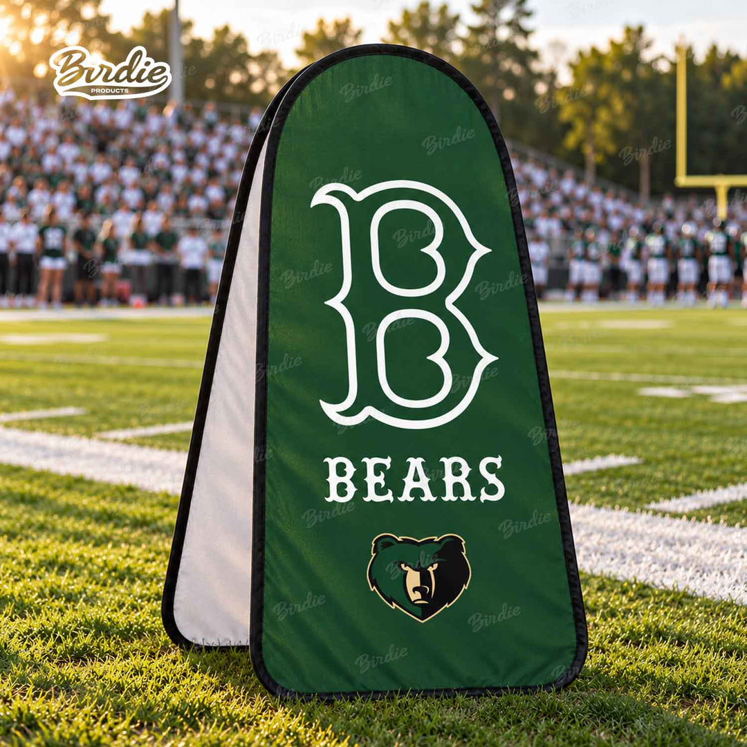 Vertical Pop-up Sideline Banners