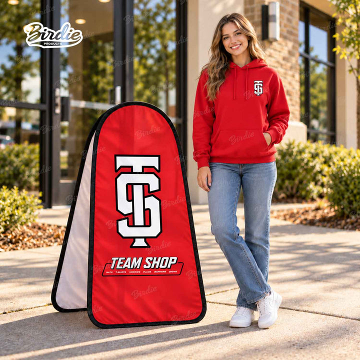 Vertical Pop-up Sideline Banners