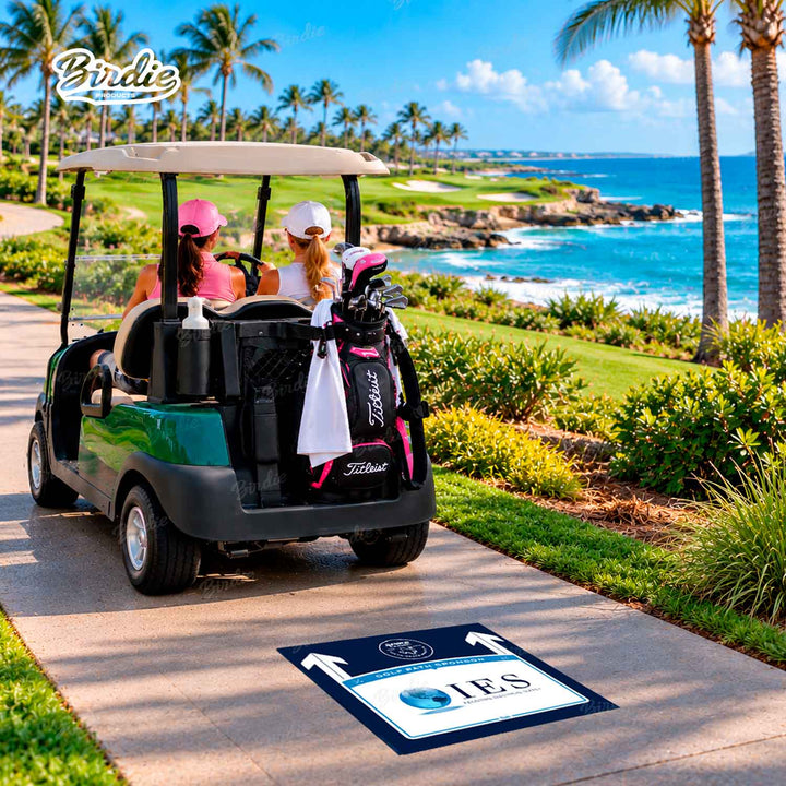 Golf Cart Path Decals
