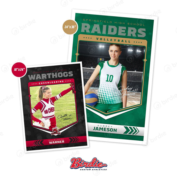 School Player Sports Posters