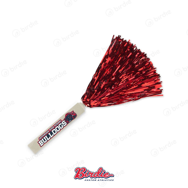 Spirit Poms w/Metallic Streamers