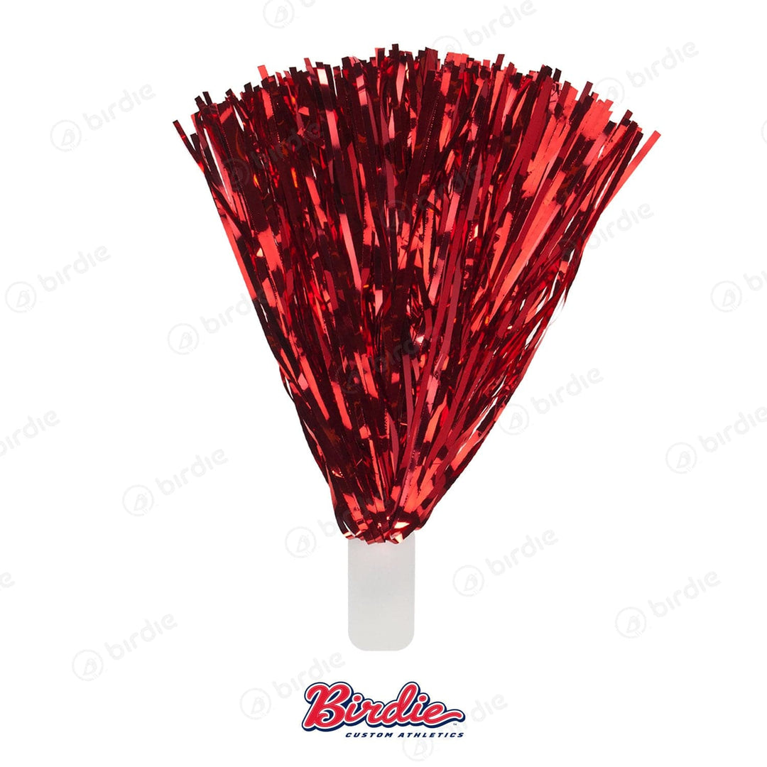 Spirit Poms w/Metallic Streamers