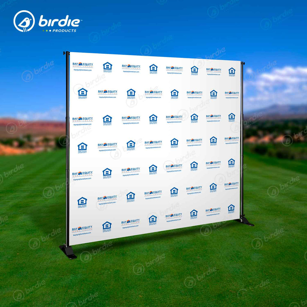 Face Cutout Golf Foursome Banner  Stand In Golf Banners – Birdie Products