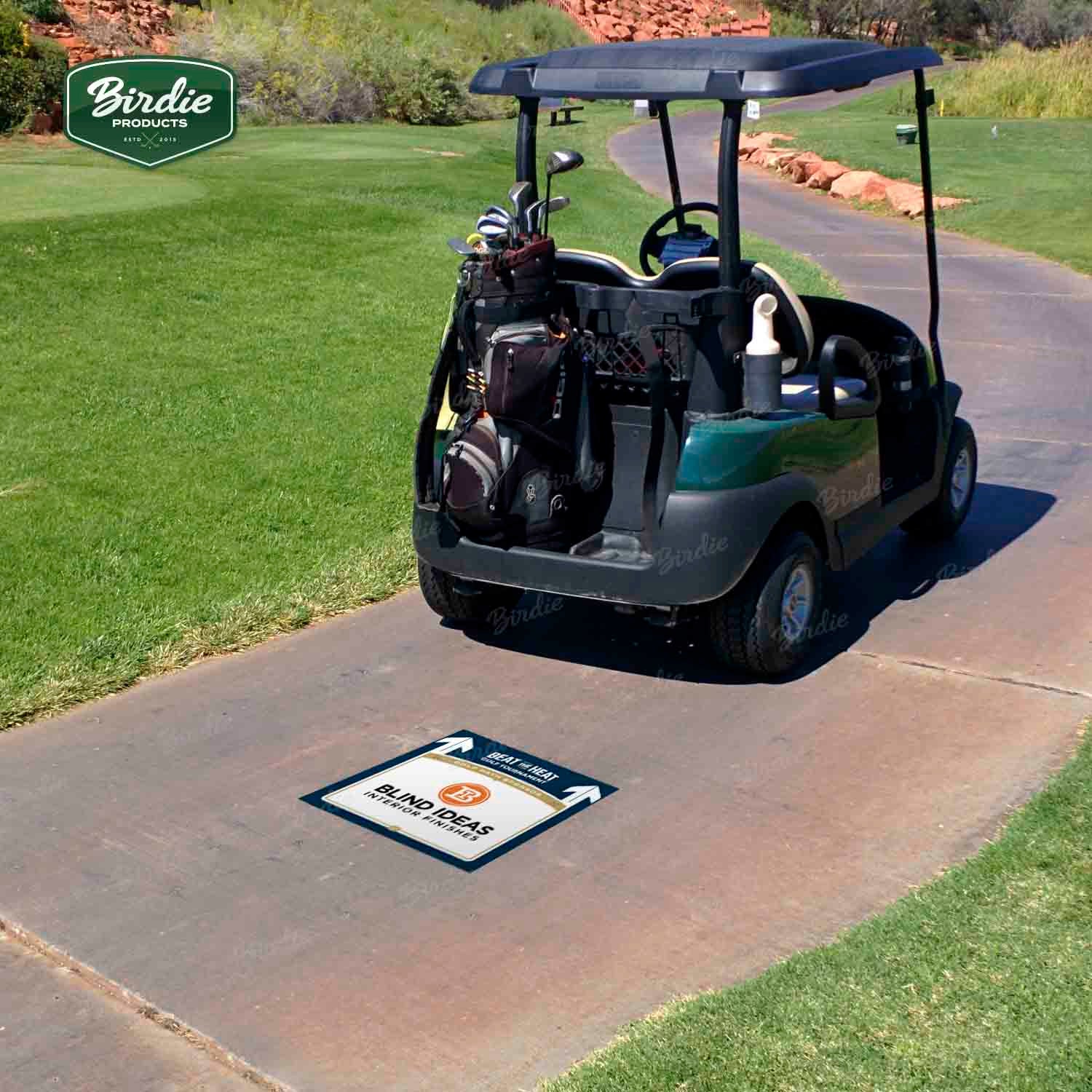Golf Tournament Decals | Cart Path Signage – Birdie Products